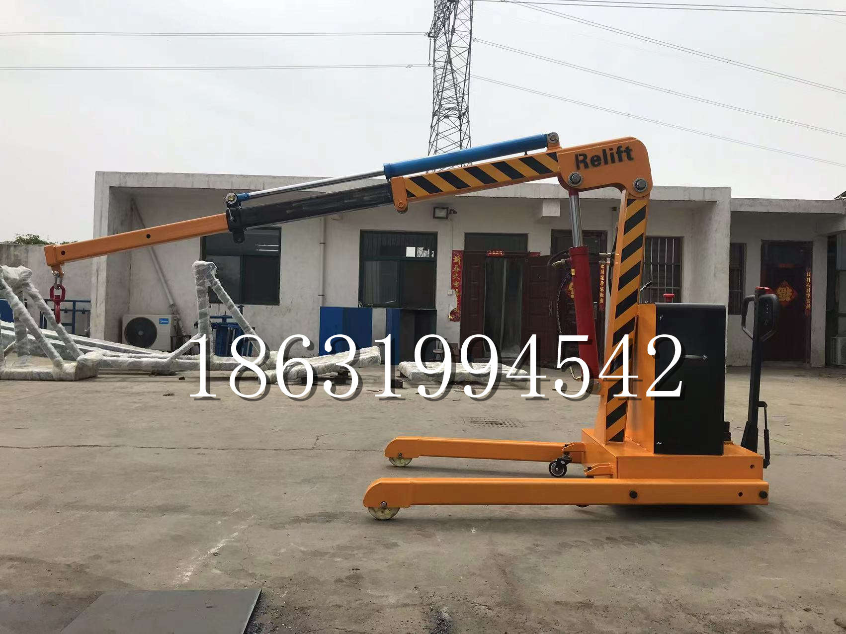 琉球乡久征定做3吨三轮随车吊 农用园林绿化移树吊 平板工程用小吊机